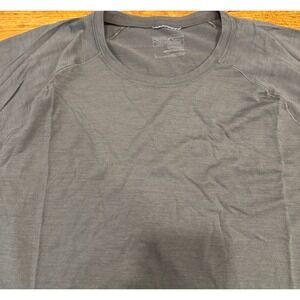 Patagonia Gray Outdoor Hiking Lightweight Wool Blend Baselayer T-Shirt Men's L